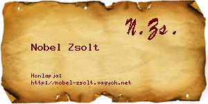 Nobel Zsolt névjegykártya
